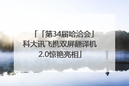 「第34届哈洽会」科大讯飞携双屏翻译机2.0惊艳亮相