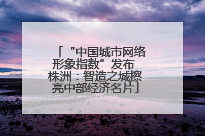 “中国城市网络形象指数”发布 株洲：智造之城擦亮中部经济名片