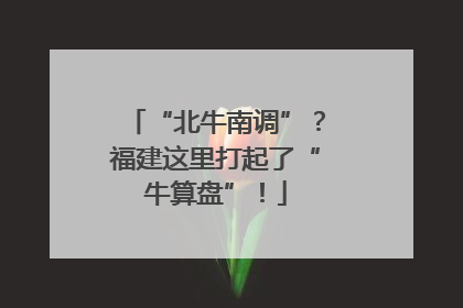 “北牛南调”？福建这里打起了“牛算盘”！