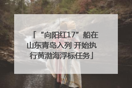 “向阳红17”船在山东青岛入列 开始执行黄渤海浮标任务