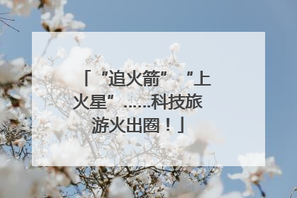 “追火箭”“上火星”……科技旅游火出圈！