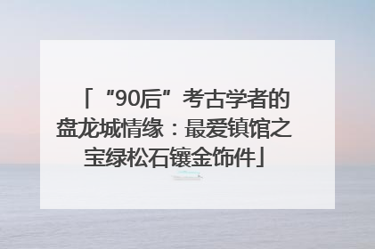 “90后”考古学者的盘龙城情缘：最爱镇馆之宝绿松石镶金饰件