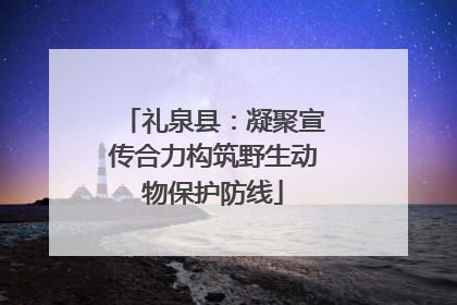 礼泉县：凝聚宣传合力构筑野生动物保护防线