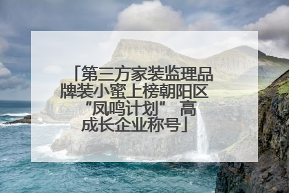 第三方家装监理品牌装小蜜上榜朝阳区 “凤鸣计划” 高成长企业称号