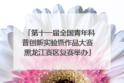 第十一届全国青年科普创新实验暨作品大赛黑龙江赛区复赛举办