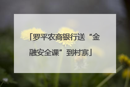 罗平农商银行送“金融安全课”到村寨