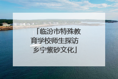 临汾市特殊教育学校师生探访乡宁紫砂文化