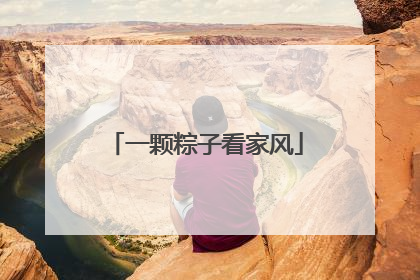 一颗粽子看家风