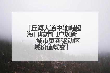 丘海大道中轴崛起 海口城市门户焕新——城市更新驱动区域价值蝶变