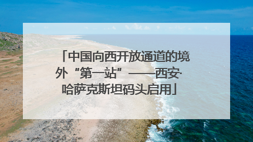 中国向西开放通道的境外“第一站”——西安·哈萨克斯坦码头启用