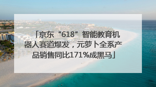 京东“618”智能教育机器人赛道爆发，元萝卜全系产品销售同比171%成黑马