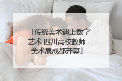 传统美术遇上数字艺术 四川高校教师美术展成都开幕