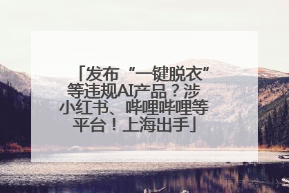 发布“一键脱衣”等违规AI产品？涉小红书、哔哩哔哩等平台！上海出手