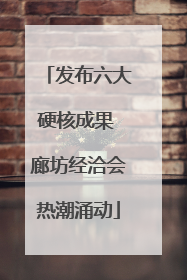 发布六大硬核成果 廊坊经洽会热潮涌动