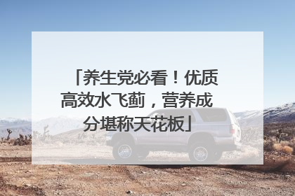 养生党必看！优质高效水飞蓟，营养成分堪称天花板