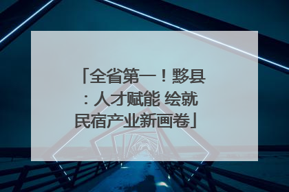 全省第一！黟县：人才赋能 绘就民宿产业新画卷