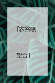 农谷瞭望台