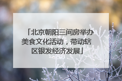北京朝阳三间房举办美食文化活动，带动辖区银发经济发展