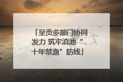 呈贡多部门协同发力 筑牢滇池“十年禁渔”防线
