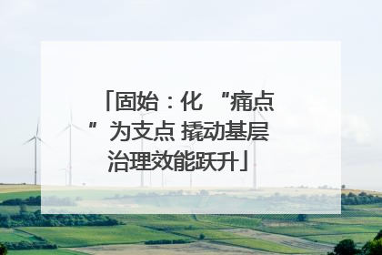 固始：化 “痛点”为支点 撬动基层治理效能跃升