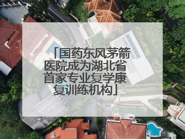 国药东风茅箭医院成为湖北省首家专业复学康复训练机构
