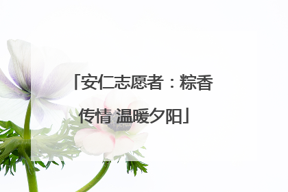 安仁志愿者：粽香传情 温暖夕阳