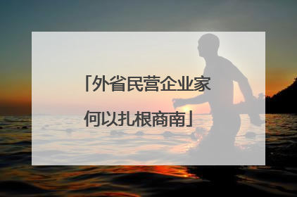 外省民营企业家何以扎根商南