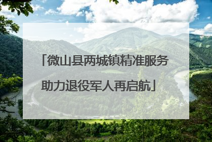 微山县两城镇精准服务助力退役军人再启航