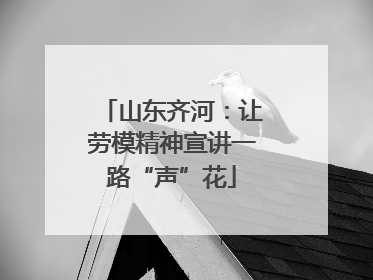 山东齐河：让劳模精神宣讲一路“声”花