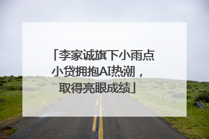 李家诚旗下小雨点小贷拥抱AI热潮，取得亮眼成绩