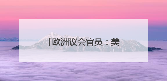 欧洲议会官员：美政府提高钢铝关税至50%毫无道理