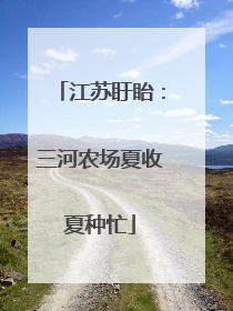 江苏盱眙：三河农场夏收夏种忙