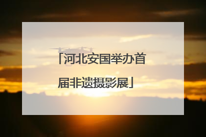 河北安国举办首届非遗摄影展
