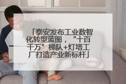 泰安发布工业数智化转型蓝图，“十百千万”梯队+灯塔工厂打造产业新标杆