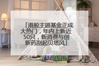 港股主题基金正成大热门，年内上新近50只，新消费与创新药刮起贝塔风