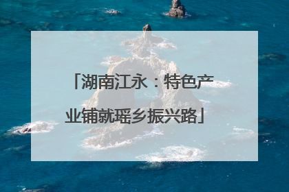 湖南江永：特色产业铺就瑶乡振兴路
