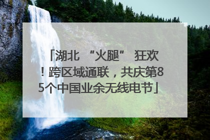 湖北 “火腿” 狂欢！跨区域通联，共庆第85个中国业余无线电节