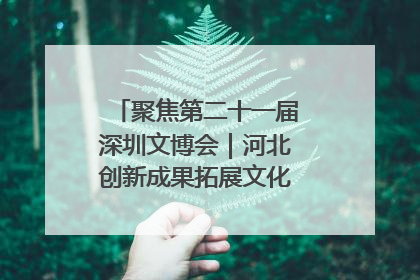 聚焦第二十一届深圳文博会｜河北创新成果拓展文化产业“朋友圈”