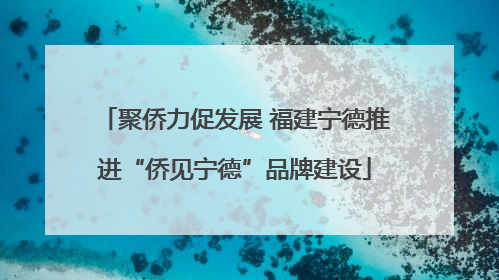 聚侨力促发展 福建宁德推进“侨见宁德”品牌建设