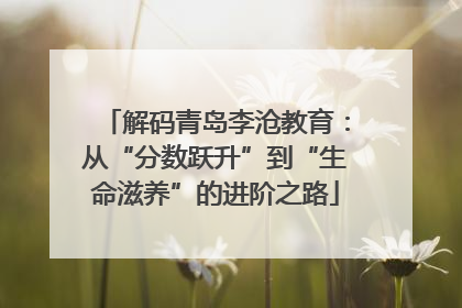 解码青岛李沧教育：从“分数跃升”到“生命滋养”的进阶之路