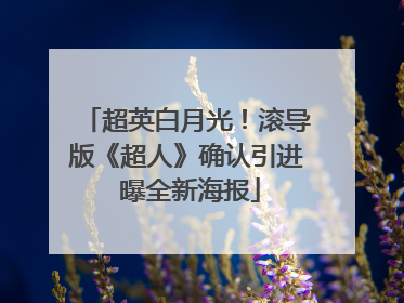 超英白月光！滚导版《超人》确认引进 曝全新海报