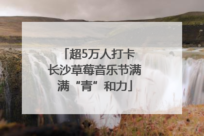 超5万人打卡 长沙草莓音乐节满满“青”和力