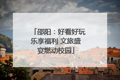 邵阳：好看好玩乐享福利 文旅盛宴燃动校园