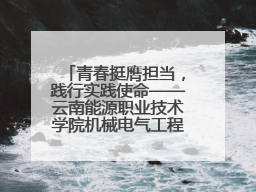 青春挺膺担当，践行实践使命——云南能源职业技术学院机械电气工程学院“三下乡”活动侧记