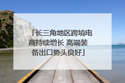 长三角地区跨境电商持续增长 高端装备出口势头良好