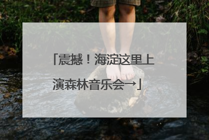 震撼！海淀这里上演森林音乐会→
