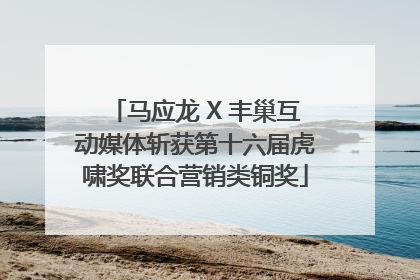 马应龙 X 丰巢互动媒体斩获第十六届虎啸奖联合营销类铜奖