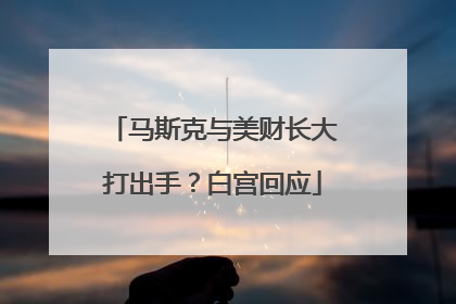 马斯克与美财长大打出手？白宫回应