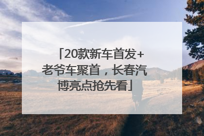 20款新车首发+老爷车聚首，长春汽博亮点抢先看