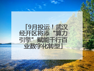 9月投运！武汉经开区将添“算力引擎”赋能千行百业数字化转型